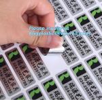 Die Cut Foil stamping, Waterproof Vinyl PVC Custom Logo Sticker Label, matte