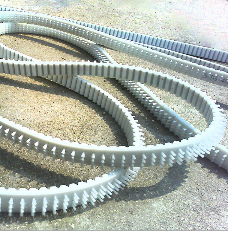 Tough Wear Resistant And Aging Resistant Nylon Material Synchronous Belt Brush