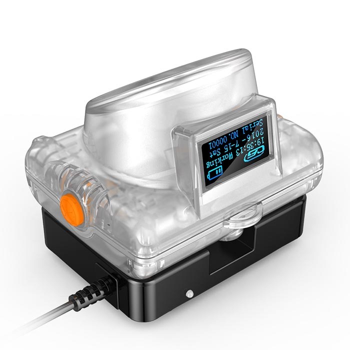 KL6LM Digital LED mining headlamp Miner's Flashlight Rechargeable Mining Cordless Cap Lamps