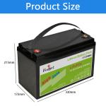 Longlife Cycles 12V LiFePO4 Battery 12v 100ah Li Ion Battery Solar Systems