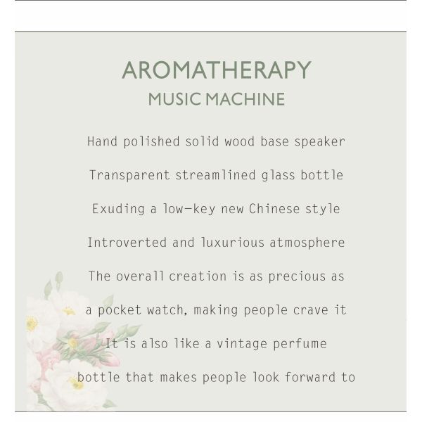 100cbm Coverage Luxurious Modern Home Aroma Diffuser With Bluetooth Audio