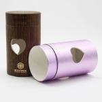 Custom Logo Creative Window Cardboard Packaging Tube For Apparel Clothing
