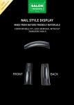 Professional Nail Full Cover Clear ABS Eagle Mouth Clear In 12 Sizes For DIY