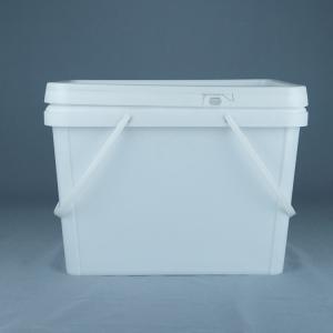 Wholesale 20kg Square Plastic Bucket Customized For Anti Stone Paint from china suppliers