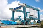 Marine Traveling Lift Boat Hoist Yacht Crane PLC Core