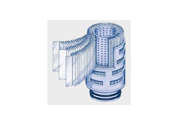 0.22um PP Pleated Liquid Filter Cartridge Stainless Steel For Wine Beverage
