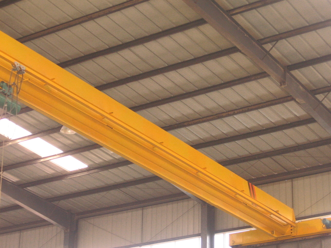 3T 5T 10T Box Type Single Girder EOT Crane Pendent Line Control Or Remote Control