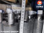 Extruded Fin Tube , ASTM B163 Incoloy 825 Base Tube , Fin Material Aluminum