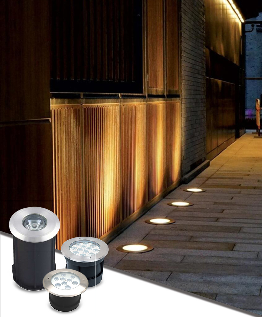 Multipurpose In Ground Driveway Lights Rustproof Anti Corrosion