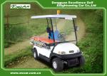 White 2 Seats Electric Ambulance Car 48V Trojan Battery Golf Cart Ambulance