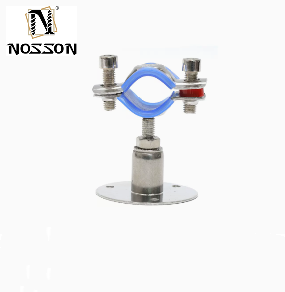 Customized ODM Rubber Cushioned Stainless Steel Cable Clamp for Fixed Pipe and Wire Installation 16-300mm Standard
