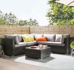 Leisure Aluminium PE Rattan patio Backyard Sofa sets wicker Outdoor Garden sofa