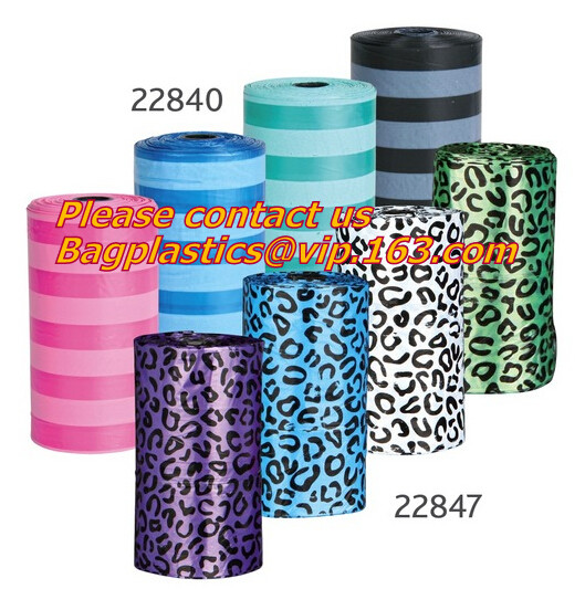 Garbage bag Dog poop bags T-shirt Plastic bag Laundry bags trash bag Nappy Sacks Produce bag die cut/loop handle bags Dr