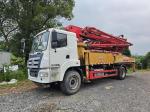 37 Meters Sy Mini Concrete Pump Truck Stock Feeding Height 1400mm 10050*2530