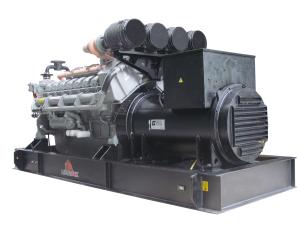 Wholesale Diesel Perkins 2000 KVA Generator , 1600 KW Generator With Industrial Silencer from china suppliers