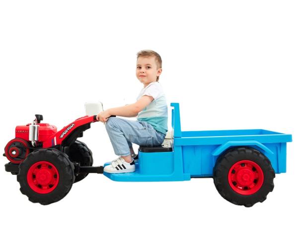 6V Battery Operated Children's Electric Ride On Excavator Toy Car with Light and