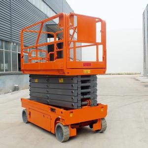 Wholesale 1200mm Boom Lift Platform Man Lift Portable Hydraulic Scissor Lift from china suppliers