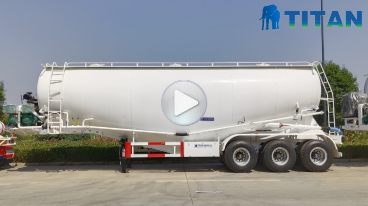 TITAN 3 Axle 42CBM Cement Bulker Cement Prices  Bulker Cement Tanker for Sale