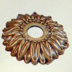 Dia10mm*3mm metal flower shaped tags for apparel & bags,aluminum alloy,can OEM