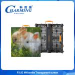 3.91mm Outdoor Rental Transparent Screen Waterproof 4K High Refresh Rate Led