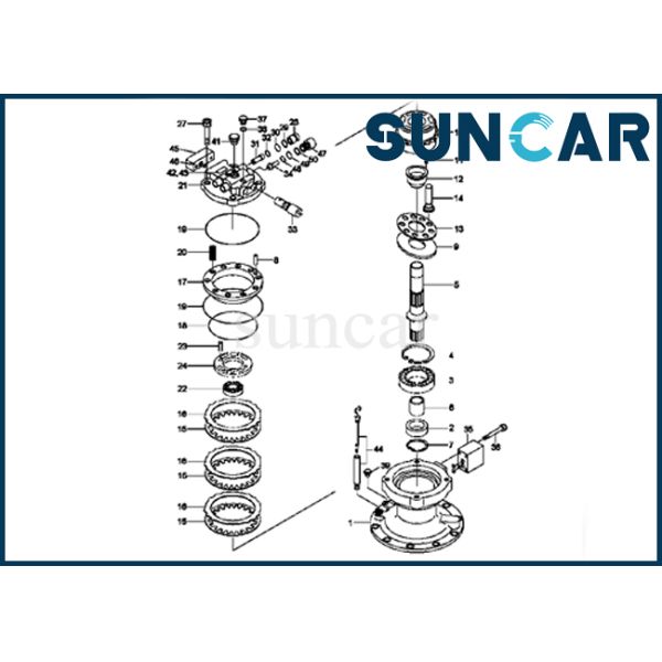 31Q6-10131 O Ring Replacement Kit for R220LC-9 Excavator