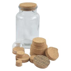 Wholesale OEM Decoration Natural Cork Lids Pliability Mason Jar Cork Top Drysaltery from china suppliers