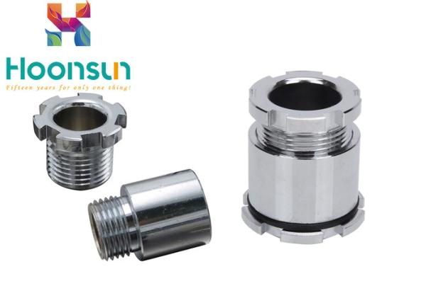 Waterproof Brass Chromiun Plated Marine Cable Gland JIS25 Electroplating Surface