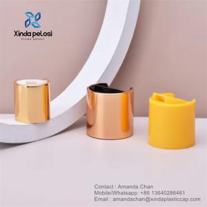 Wholesale Colorful Shampoo Bottle Cap Gold Aluminum Disc Top Caps from china suppliers