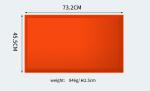 Versatile Orange Silicone Oven Pads High Temperature Resistant for Blackstone