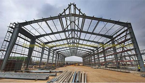 low cost Steel Structure Galvanized Industrial Building warehouse Metal Truss
