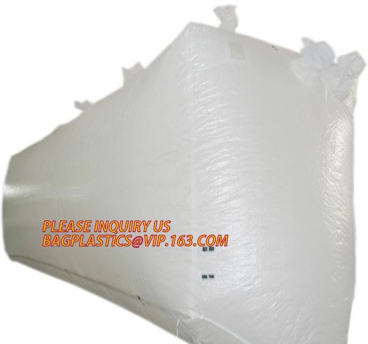 6Mil Drawstring White Waterproof Dumpster Container Liners,Recycled PE Dumpster Container Liners For Garbage Disposable