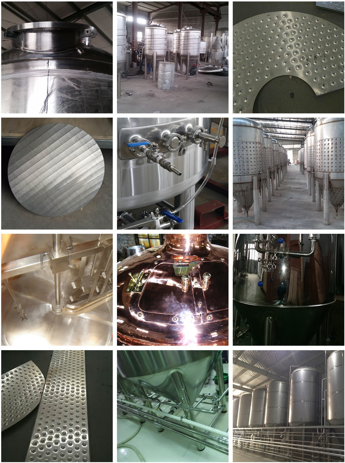 Semi-automatic Control System Brewing Beer with GSTA 1000L Craft Beer Brewing Equipment
