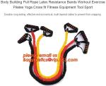 Hot selling latex fitness resistance bands weight loss exercise pull rope