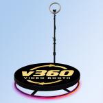 Automatic 360 Selfie Photo Booth Custom Logo Stand For Wedding