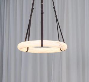 Wholesale 100V - 277V Round Ring Chandelier 30W Alabaster Round Chandelier from china suppliers