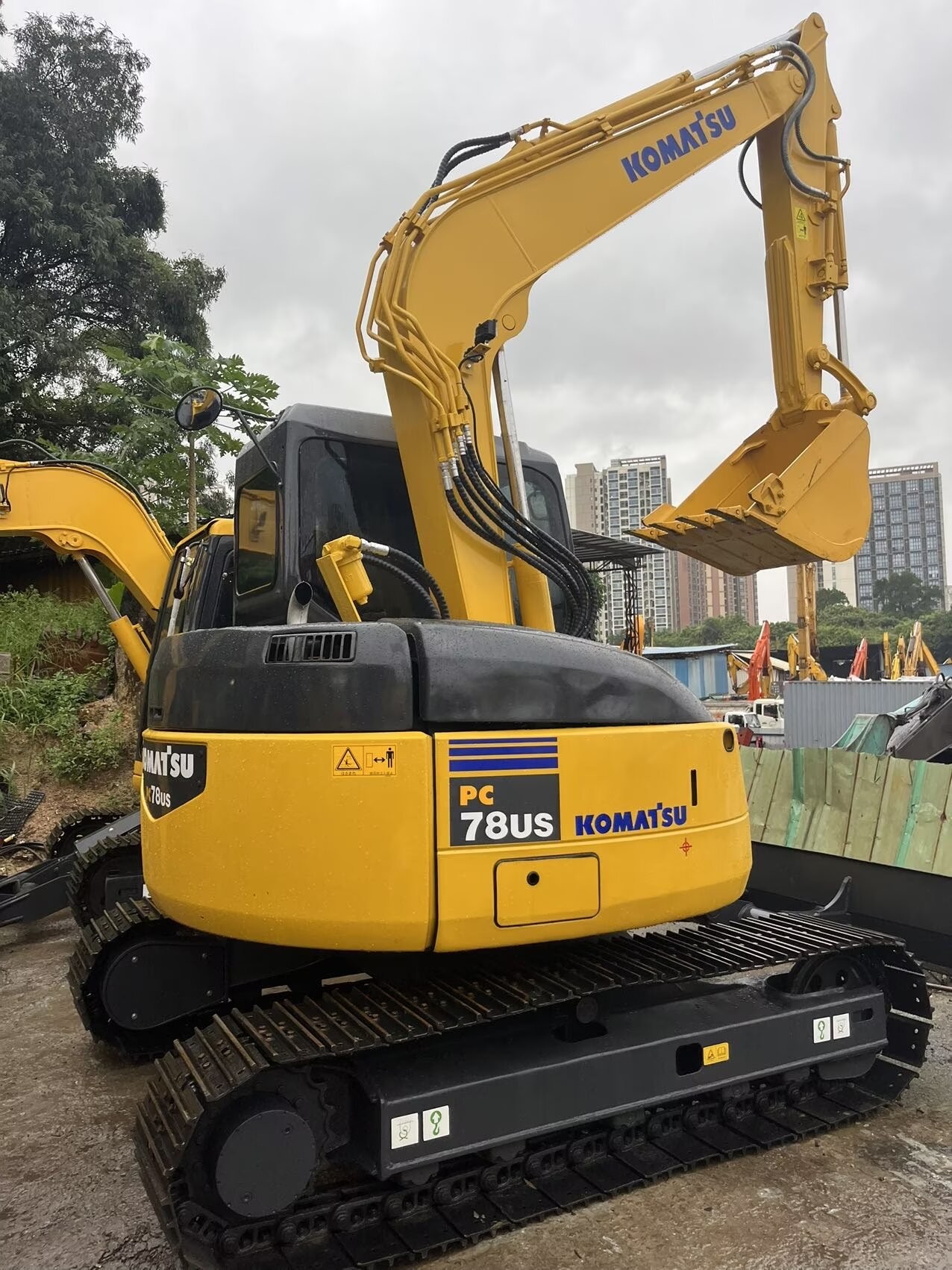 Good Conditinal Used Komastu 78US Excavator For Personal Using With 0.28m³ Capacility