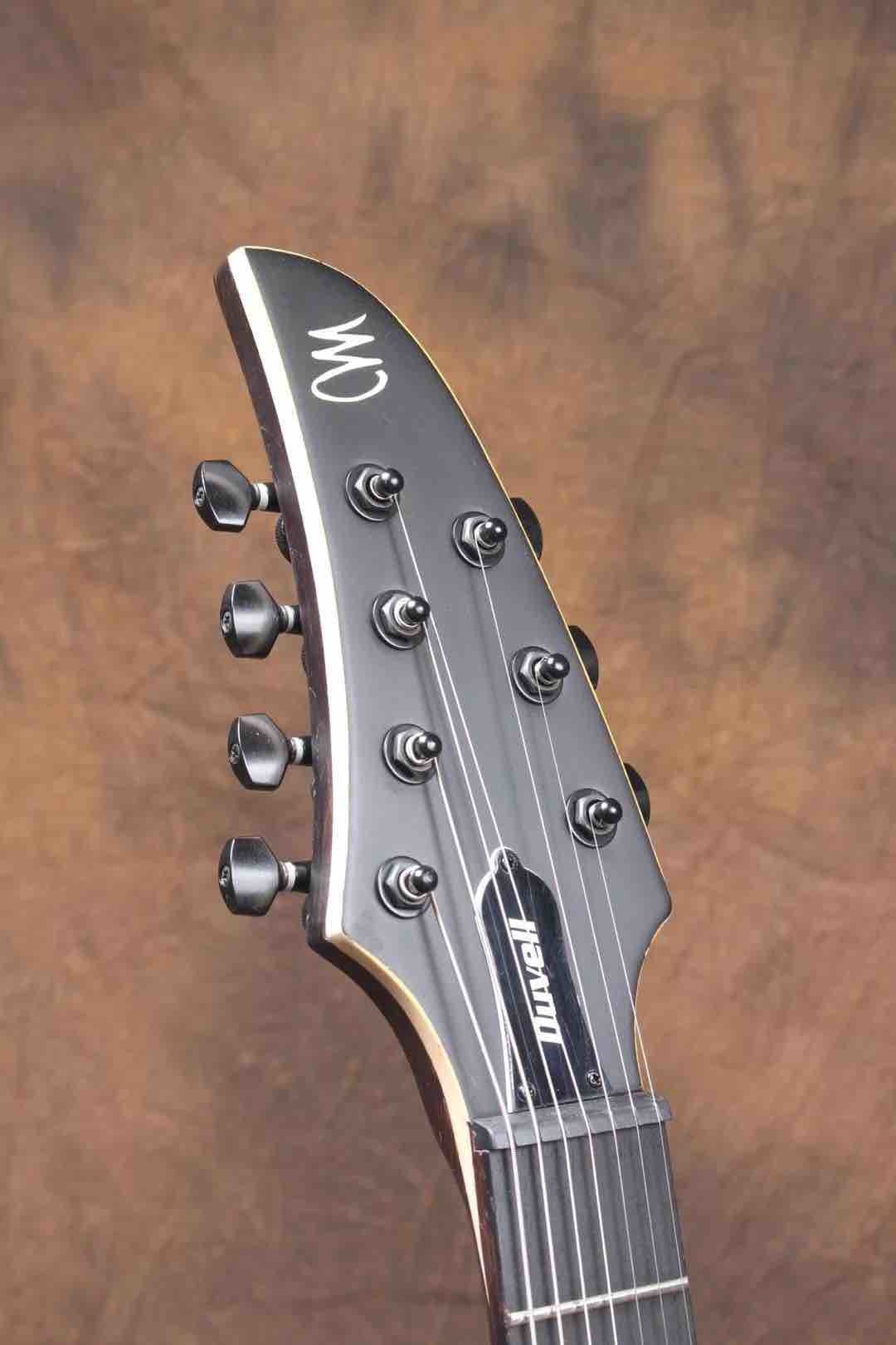 Custom Matt Finished 7 Strings Mayon Duvell Ebony Fretboard Electric Bass Guitar