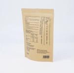 Aluminium Foil Zipper Top Stand Up Pouch With Heat Seal Kraft Paper PET PE