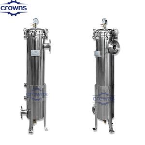 Wholesale Industrial Water Filter Housing Machine Pressure Tank Stainless Steel Water Pump Water Filtration Liquid Bag Filter from china suppliers