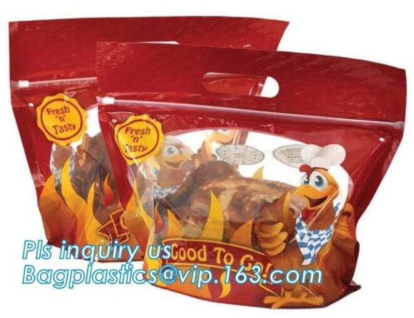Laminated Hot Roast Chicken Bag, Rotisserie Chicken Bags, Microwave Grilled