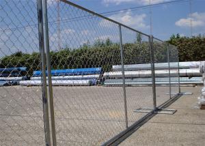 Wholesale 8'x12' tubing 1⅜&quot;(35mm) x 16ga thickness chain link us standard temporary fencing 13ga/2.3m diameter from china suppliers