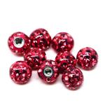 Multiple Colors Vertical Labret Piercing Jewelry 16 Gauge Shiny Screw Balls
