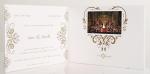 Wedding Video Invitation Card with magnetic button , Full colors digital video