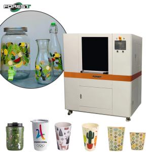 Wholesale Digital Inkjet Printer Cylinder UV Printing Machine Print For Aluminium Can Glass Plastic Bottle Cup from china suppliers