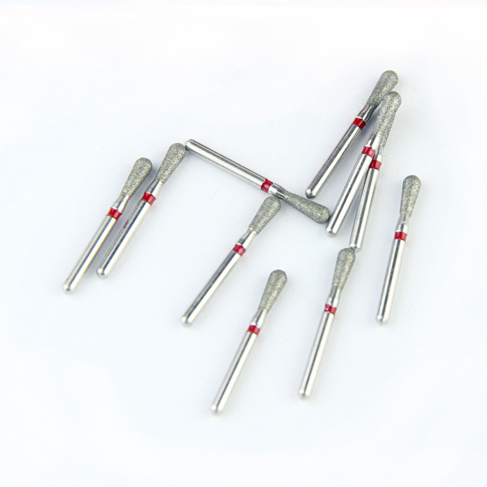 Dental Diamond Polishing Fine Burs 1.595mm Shank High Speed Negotiable Package
