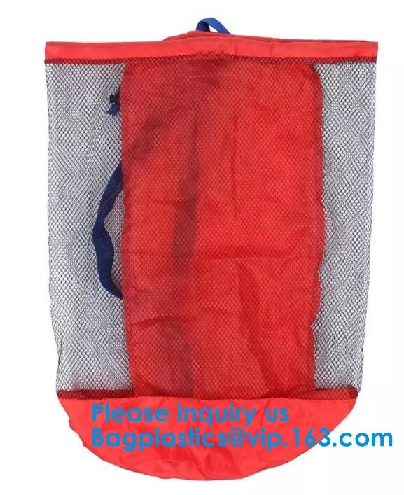 Premium Nylon Beach Laundry Mesh Drawstring Bag Nylon Mesh Gift Bag/Small Drawstring Mesh Bag Bagease Bagplastics