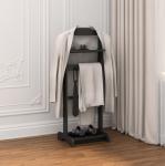 Floor stand clothes valet stand with Stroage jewelry shelf
