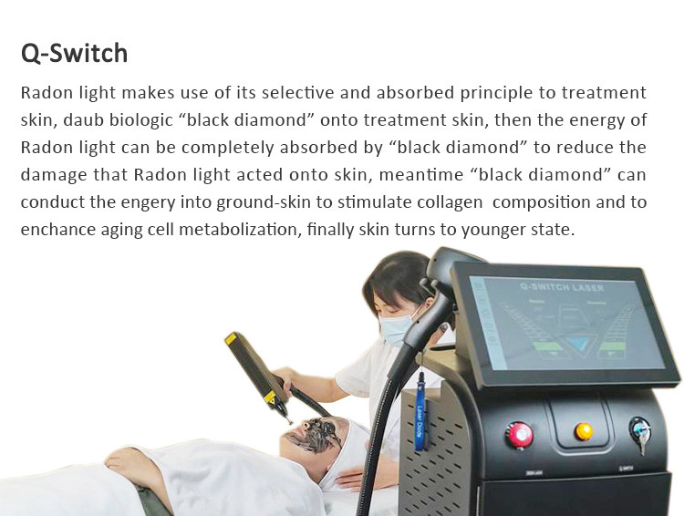Q Switch 2 Handles Soprano Diode Laser 808nm Nd Yag For Hair Removal