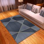 Colorful striped checkered new large carpet supply wholesale feather ins style