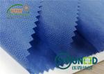 Blue PP Spunbond Non Woven Fabric 35gsm / Soft Non Woven Polypropylene Roll For